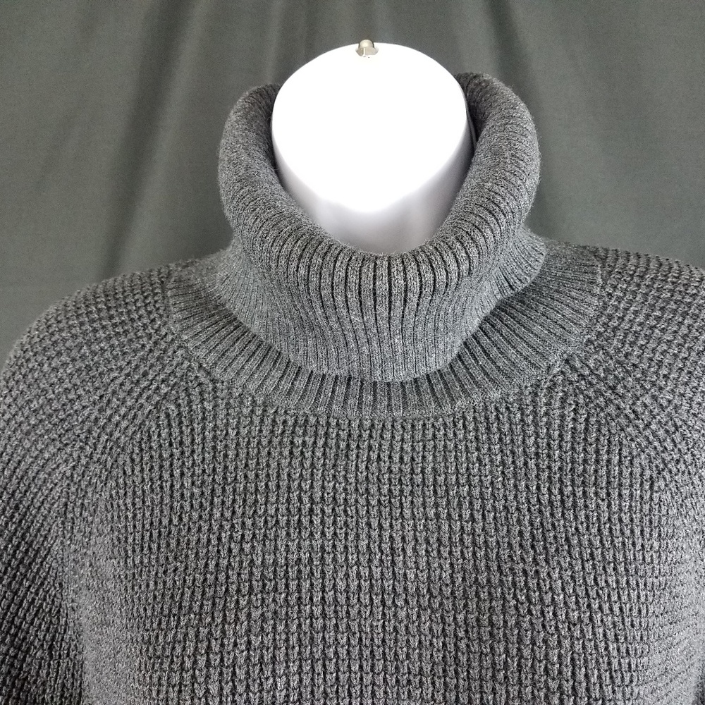 J.Crew Mercantile Turtleneck Top, Heather Charcoal